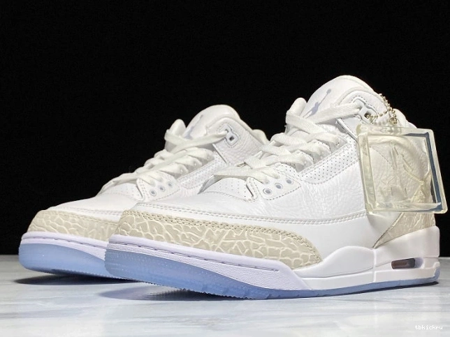 Reps TBkick White Triple Jordan Air 3 Retro 136064-111 0824